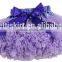 Pure Colors Fluffy Puffy Tutu Skirt Chiffon Bowknot Soft Baby Girl Mini Dress