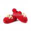 Pompon and Cute Cat Style Crochet Pattern Free Baby Shoes