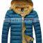 wholesale customize designer mens winter warm cotton padded coat