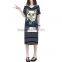 Z&M New Women Latest Fashion Dress Cartoon Dress Sheath Dress