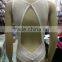 Ladies fashional design sexy backless transparent lace sexy lingerie