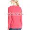 Women's Lightweight French terry Heathered super soft sweater