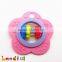 EN71 Approved Rattle Teething Toy Flower Teether Baby Necklace Pandent