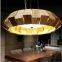 Wrought Iron Light, Pendant Lights Contemporary Contracted Style Ceiling 1 Light,Outside Iron wooden Primary colors