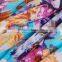 Summer New Arrival Floral Printed Chiffon Long Skirts For Women Elastic Waist Band Printed A line Skirts