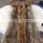 SJ095-01 Hot Sale Rabbit Fur Woman Hand Crochet Knit Fabric Jacket