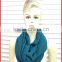 Wholesale new fashion plain acrylic knitting pattern infinity scarf