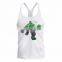 Screen printed mens stringer vest,stringers,