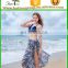 hot selling handpaint sunflower beach kaftan dress