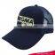Custom 6 panel Embroidered mesh cotton fabric trucker cap