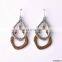 Fashion Hammered Earrings Mix Color Earrings Bib Statement Earrings