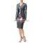Wholesale Manufacturer 100% polyester Feminine V-neckline Sequins Women Jackets (16110501)