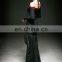 Q-238 Punk Rave gothic black high-low fishtail mermaid skirt