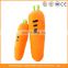 Stuffed carrot plush vetegable soft toys wholesale