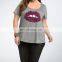 loose t shirt for fat women beaded t shirt casual t shirt design for women