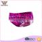 Latest nylon spandex pink leopard printed ladie's seamless slimming panty