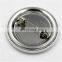 Custom Design Cloth Fabric Tin Button Badge,Factory Metal Button Graphic Art Featured Quality Craft Round,Profession Supplier