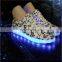 Australia high qulaity led rechargeable dance shoes for women