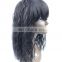 popular long natural black OEM synthetic kinky curl hair Wigs,kinky straight kankekare heat resistant wig