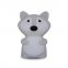 Rechargeable portable fox Shaped Touch Control Decoration Gift Led Night 3D Print Moon Light Lamp