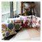i@home Variety flower cotton embroidered sofa car pillow cushion cover