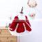 Autumn Winter Spanish Lolita Princess Velvet ball gown Dress Baby Girl Lace Stitching Birthday Party Christmas Easter