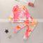 Baby Clothes Tie-dye Ribbed Long Sleeve  Tops + Long Pants 2pcs Outfit Children Boy Girl Casual Clothes Kids Clothing