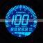Caf Racer Motorcycle Backlight LCD Oil Level Gauge Instruments Digital Motorcycle Speedometer Tachometer