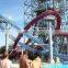 Transparent Fiberglass Slide For Resort  Large Water Tube for Water Park Loop Slide In Water Parks