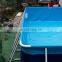 Commercial  PVC portable rectangular metal swimming water pools stainless steel swimming pool fittings