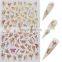 Popular Special Pattern Nail Stickers Custom Nail Wraps 3d Art Butterfly Designers Nail Stickers