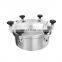 Sanitary Stainless Steel Round pressure manway tank Manhole cover
