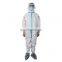 Hospital EN 14126 14605 13034 13982 Cat III Type 3/4/5/6 Chemical Overalls Disposable Medical Protective PPE Coverall Clothing
