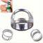 2pcs Ring Beer Bottle Opener Silver Stainless Steel Metal Finger Thumb keyring