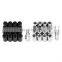 16pcs 32mm*20mm Black Silver Steel Wheel Tuner Nuts M12X1.5 60d Tapered for Honda/Toyota/Ford /Chevrolet/Kia