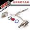 valve exhaust for Mercedes-Benz C class exhaust tip catback with quad double tip