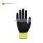 Sunnyhope Gloves construction work Nitrile gloves 13G polyester with sandy nitrile palm coated