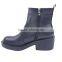 China factory selling woman high quality security guard no lace chunky heel boots