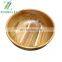 Acacia Wood Salad Bowls Set of 4 Individual Large Wood Bowl for Fruits Salads and Decoration