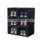 Drop Front clear custom shoe case storage box wholesale shoe case display Magnetic acrylic shoe box custom logo