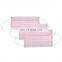 Factory Selling Pink 3 Ply Disposable Earloop Promotional Mask Non-woven