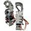 Left Hand+Right Hand Humanoid Five Fingers 5DOF Metal Manipulator Arm hand with A0090 Servos for Robot DIY