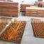 Custom Decorative Corten Steel Metal Screen used for garden landscape