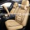 manufaturer custom new luxury designer car seat cushion cover universal full set leather car seat covers