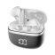 Enc Earbuds X19 Wholesale Wireless Earphone With Digital Display Function Environment Noise Cancelling Earphones