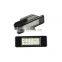 2Pcs Car LED License Plate Lights 12V White SMD3528 Number Plate Lamp For Peugeot 307 308 407 207 3008 508 For Citroen C4 C5 C3