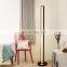 Mid Century Modern Light Big Stand Lamp Loft Sofa Acrylic Floor Lamp Black Metal Standing Lamp