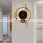 Creative Clock Shape Wall Lamp Decor Simple LED Mounted Lights For Home Indoor Lighting