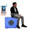 Luminous Portable Wireless rechargeable cordless plastic music cube LED speaker light outdoor waterproof