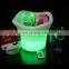 OEM Custom Light up Champagne Wine Bottle Led Ice BucketParty Rechargeable Luxury Plastic Modern Home LED Glowing LED Ice Bucket